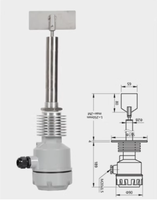 Capteur de niveau rotatif industriel haute/basse résistance pour silo, interrupteur anti-rotation en acier inoxydable pour applications liquides