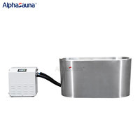 Baril de bain de glace portable en cèdre canadien moderne autoportant nouveau bain à remous en bois combiné Villa trempage fonction vente