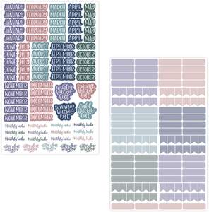 Pegatinas estéticas personalizadas para planificación, planificador diario semanal de fecha, hojas, calendario - Product Image 3