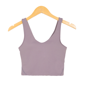 Haut de sport pour femme très élastique, brassière de yoga à séchage rapide, bretelles réglables en T, sans couture, grande taille, écologique - Product Image 1