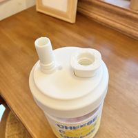 Bouteille d'eau réutilisable de haute qualité 500ml 850ml avec bouchon paille et sangle en cuir pour boissons au thé au lait