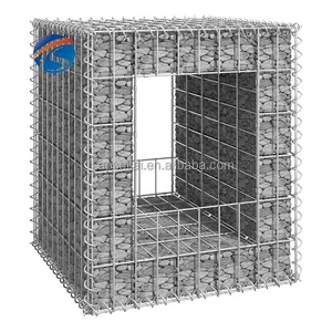 standard galvanized metal new type welded gabion fence reinforced gabion iron wire mesh welded gabion basket wall