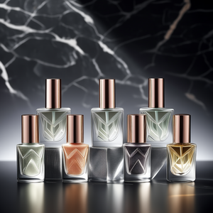 Maßgefertigte 10ml 12ml Umweltfreundliche Flache Glasflasche für Ätherische Öle, Leere Designer-Flasche mit UV-Gel-Druckoption, Keystone Kunststoff/Aluminium - Product Image 5