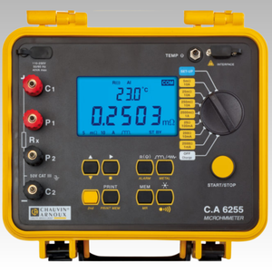 Testeur de résistance à la terre numérique multifonctionnel CA 6255 avec plage de mesure 0-2000 (0,05%+2) – Instruments de mesure et d'analyse de précision - Product Image 5