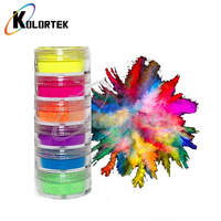 Poudre fluorescente pour nail art, pigment néon de qualité cosmétique, couleurs de fabrication de savon, fard à paupières, livraison gratuite, chine