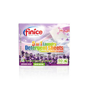 Feuilles <span class=keywords><strong>de</strong></span> lessive solides jetables Finice avec <span class=keywords><strong>extrait</strong></span> <span class=keywords><strong>de</strong></span> plantes pour les vêtements - Super concentrées et douces - Product Image 3