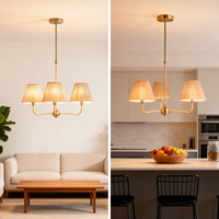 Lámparas de Techo Colgantes LED Modernas Nórdicas de Lujo para Sala de Estar, Comedor y Hotel