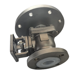 <b>PTFE</b> Lined Bottom Discharge Ball for Reactor FQ41F46-16C, Fluorine Lined Reducing DN25-250 - Product Image 4