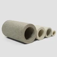 Tube en feutre de laine sans couture sur mesure, longueur ID/OD, 100 % laine naturelle, feutre tubulaire haute densité pour le travail d'enroulement de rouleaux industriels