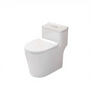 Inodoro de Cerámica Moderno de Una Pieza con Doble Descarga y Forma Alargada, Marca Twyford, con Sifón en S, Ideal <span class=keywords><strong>para</strong></span> Hoteles, a Buen Precio - Product Image 2