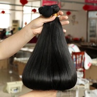 100% paquets de cheveux humains vierges paquets de cheveux brésiliens non transformés de couleur noire naturelle