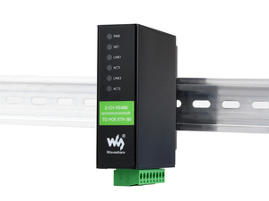 خادم تسلسلي من Waveshare بقناتين RS485 إلى RJ45 إيثرنت، تشغيل مستقل لكل قناة، منافذ إيثرنت مزدوجة - Product Image 2