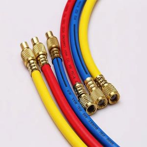 R134a ที่ปรับแต่งได้สายชาร์จสารทำความเย็นฟรีออนแบบ R410a สำหรับมาตรวัดท่อร่วม - Product Image 3