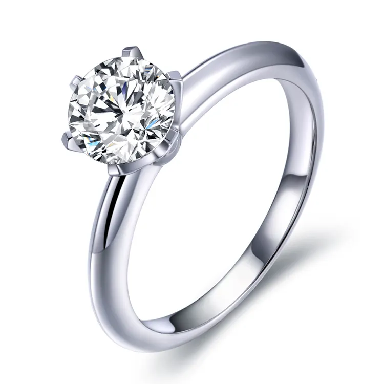 Навсегда бриллиант Муассанит обручальные кольца 925 стерлингового серебра в стиле хип-хоп ювелирные изделия кольцо 1 карат муассанит камень цена