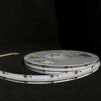 DC24V 24W 840LEDs RGB CCT décoration de la maison intelligente éclairage WiFi et télécommande COB LED bande lumineuse avec corps en aluminium
