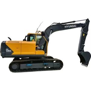 เครื่องขุดไฮดรอลิคตีนตะขาบ HX135G ฮุนไดเกาหลี13.5ตันเครื่องขุด - Product Image 1