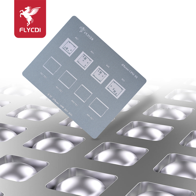 FLYCDI High Quality BGA Directly Soldering Reballing Stencil for Samsung Universal Reballing Stencil