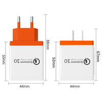 Ugreen — chargeur de téléphone USB, 3 ports, QC 3.0, adaptateur mural, charge rapide, 18W, QC3.0, adaptateur universel