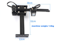 Graveur Laser pour métaux, Machine de marquage Laser, en aluminium et acier inoxydable, à grande vitesse, 7W, 170*200MM, pouces
