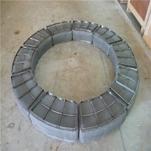 York Mesh <span class=keywords><strong>421</strong></span> Almohadilla desempañadora de malla de alambre de punto Almohadilla desempañadora de malla de alambre SS - Product Image 3
