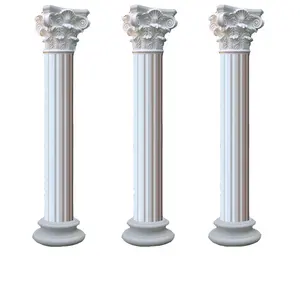 Roman Column Square Artifical Stone High Quality Vintage Marble Pillars Burnishing Pillar Hollow