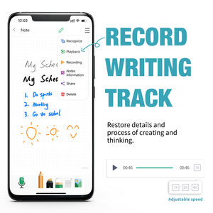 NEWYES Carnet numérique intelligent A5 PU multifonctionnel et réutilisable avec stylo d'écriture intelligent pour cadeau d'affaires - Product Image 5