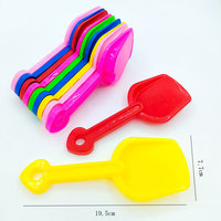 Petite pelle de plage en plastique de 19 cm, outil de fouille de sable pour enfants, jouet de plage pour enfants de 0 à 24 mois, vente en gros