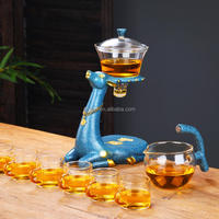 Tetera Magnética de Levitación Creativa, Hecha a Mano con Vidrio Resistente al Calor para Preparar Té