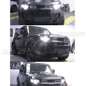 Bandes décoratives LED pour calandre de voiture, kit carrosserie, calandre avant pour Land Rover Defender 2020+, pièce extérieure - Product Image 5