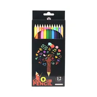 Новая детская 12 цветов кисть картон цветной грифель Искусство Кисть для рисования липа карандаш производители Weibo онлайн канцелярских принадлежностей