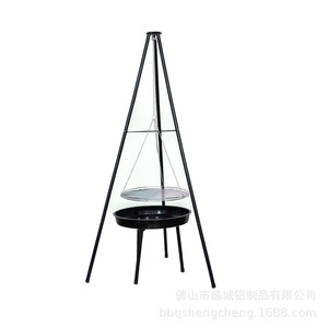 Niu Erpa Outdoor <b>Tripod</b> <b>BBQ</b> Grill 70x70x160cm Hanging Grill Camping Grill Portable Detachable - Product Image 4