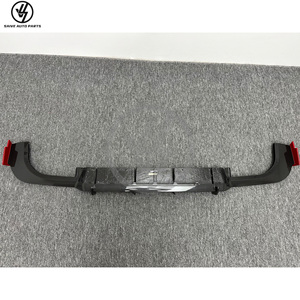 ดิฟฟิวเซอร์หลังคาร์บอนไฟเบอร์แบบแห้งทรง R สำหรับ Mercedes Benz W464 G63 G500 G580 AMG ปี 2019-2024 ชุดแต่งคาร์บอนสำหรับส่วนท้ายรถยนต์ - Product Image 5