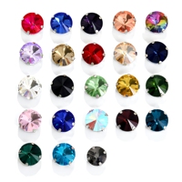 Strass à coudre en verre cristal satellite à quatre griffes, à trou rond, pour vêtements et chaussures DIY - Meilleures ventes