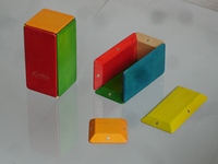 Puzzles en bois de haute qualité colonne pyramide bloc empilable bébé jouets en bois pour l'éducation des enfants