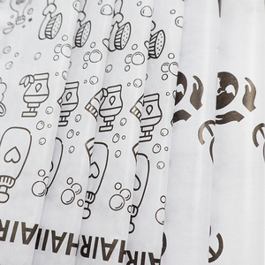 Papel de Seda para Envolver con Impresión de Logotipo Personalizado en Rosa, Blanco y Negro, para Ropa, Zapatos, Camisetas, Vino - Product Image 3