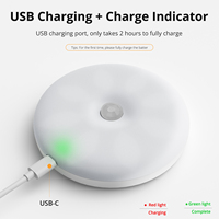 Lampu Kabinet Nirkabel 5V Bertenaga Baterai Modern 8 LED Sensor Gerak ABS Lampu Lemari Sensor Induksi Inframerah Otomatis