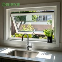 Ventana de Apertura Exterior de Aluminio con Aislamiento Térmico y Ahorro de Energía, Tamaño Personalizado para Decoración de Fachadas Exteriores Residenciales