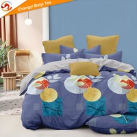 Ensemble de draps de lit en polyester 3 pièces personnalisé en usine, ensembles de literie en gros