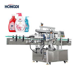 Máquina Etiquetadora Automática de Doble Cara para Botellas Redondas de Bebidas, Detergentes y Lociones - Product Image 1