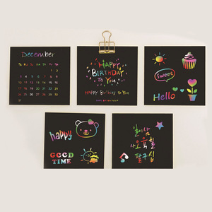 Papel Mágico Arcoíris Hecho a Mano para Rascar y Dibujar, Libro de Manga para Colorear, Set de Juguetes de Dibujo Toptastic - Product Image 5