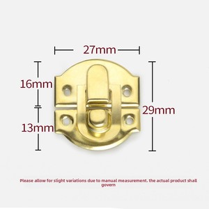 Caja de Hierro Resistente con Cierre, Caja de Regalo para Joyería, Embalaje para Lingotes, Accesorios de Ferretería - Product Image 2