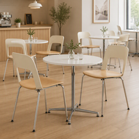 Table ronde de bar en métal moderne, durable et écologique