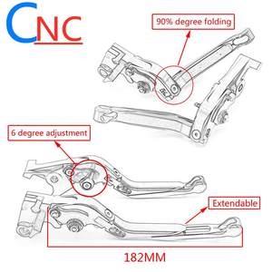 Kit de leviers de frein et d'embrayage CNC Knight Boutique pour Yamaha X-MAX 125 Xmax 125/200/250/400 2016-2019 Pliable - Product Image 5