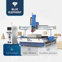 Fresadora CNC de espuma para tallado personalizado 1325 1530 2030 de 4 ejes con ATC y función de recolección de polvo para mecanizado de paneles de madera