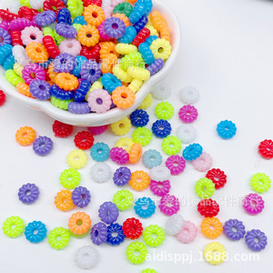 ลูกปัดฟลายวีลโดปามีนทรงฟักทอง ขนาดกลาง ทำจากพลาสติกเรซิ่น สำหรับงาน DIY เครื่องประดับตกแต่งผมและเสื้อผ้า - Product Image 3