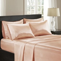 Drap de lit en soie et satin 100%, drap de lit en soie, taie d'oreiller 25 momme, drap-housse en soie de mûrier pur