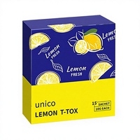 Poudre OEM pour le marché philippin, Unico Lemon Tox, naturel, sans pesticide, pur, premium, bien-être professionnel, sain, qualité supérieure, vente en gros