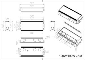 2 in 1 sürücü + Dimmer - CCT/<span class=keywords><strong>1CH</strong></span>/ON/OFF 120VAC 60Hz UL/FCC/sınıf 2 ayarlanabilir renk sıcaklığı ve kısılabilir güç kaynağı 60w 100w - Product Image 3