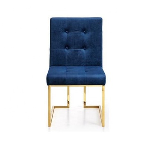 Hot Selling Modern Gold Metal Stainless Steel <strong>Velvet</strong> Upholstered <strong>Dining</strong> <strong>Chair</strong> Hotel - Product Image 3