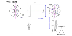 48V 24V 500W Rotor exterior eléctrico pequeño DC sin escobillas <span class=keywords><strong>de</strong></span> Motor - Product Image 6